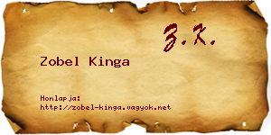 Zobel Kinga névjegykártya